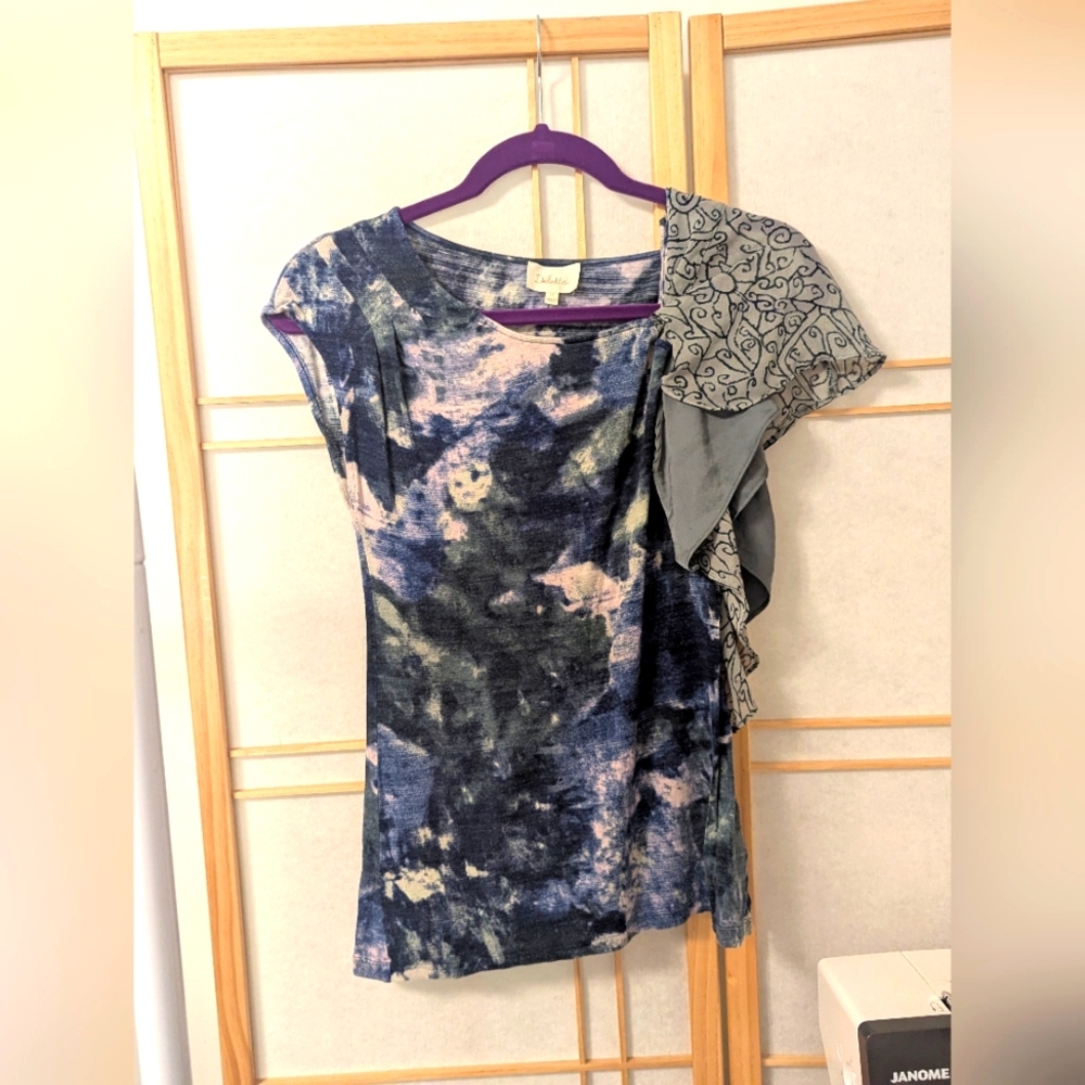 Anthropologie Deletta Watercolor Blouse